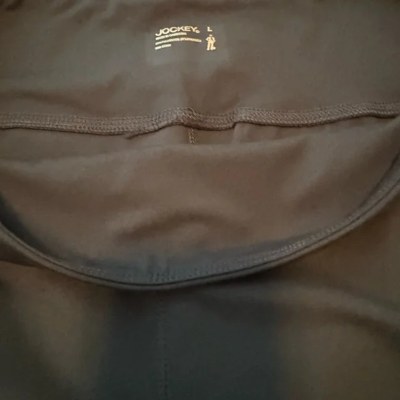 Jockey Exercise Leggings, Dark Green - Picture 3 of 5